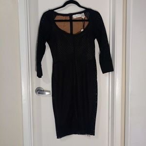 Byron Lars Beauty Mark Black Dress